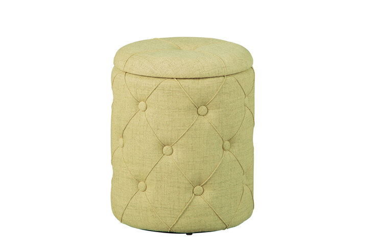 Hocker ROMEO gelbgrün 34 x 40 x 34 cm