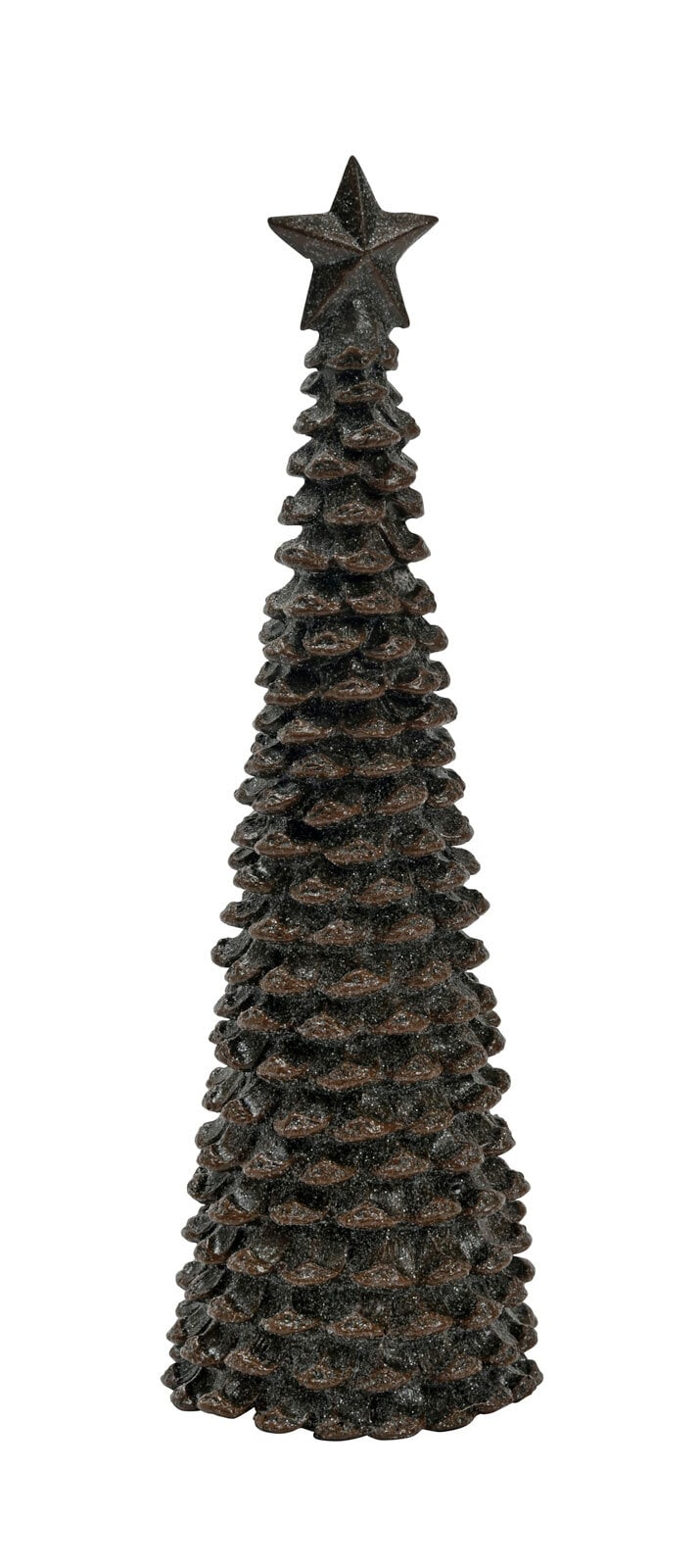 casaNOVA Weihnachtsdeko Weihnachtsbaum 29 cm braun