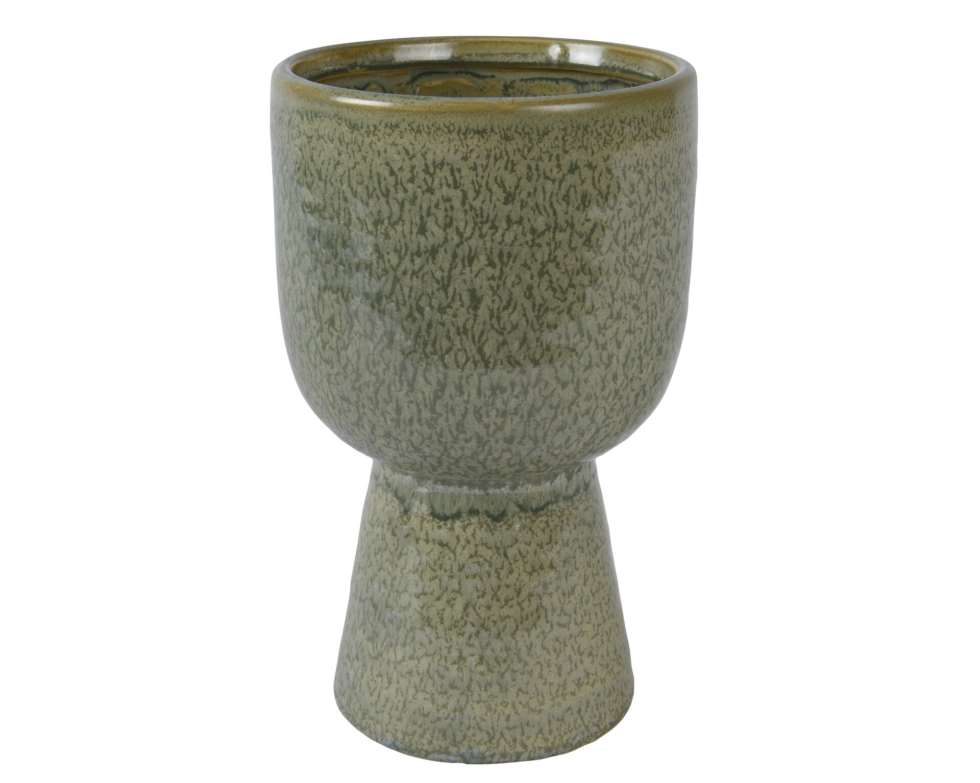 Vase 20 cm grün
