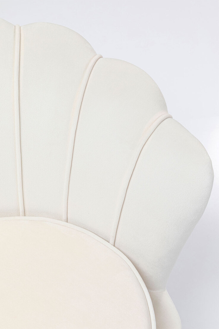 KARE DESIGN Cocktailsessel WATER LILY cremeweiß