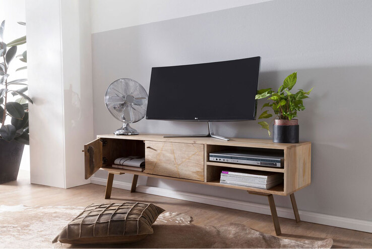 TV-Lowboard 145 x 47 cm braun