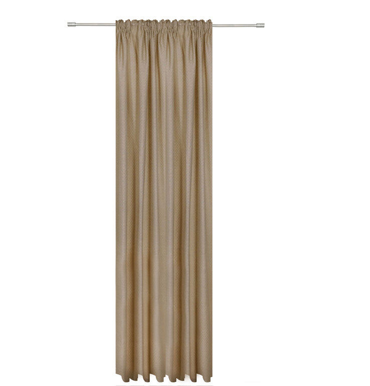 my deco Schlaufenvorhang DOT 135 x 300 cm sand