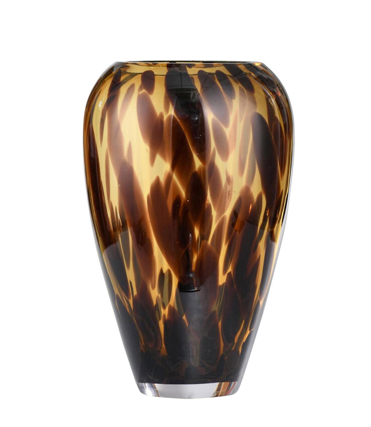 Vase DOTS 24,5 cm amber