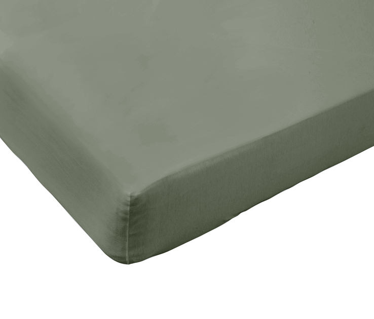 DORMISETE Jersey-Spannbettlaken 180-200 x 200 cm salbei