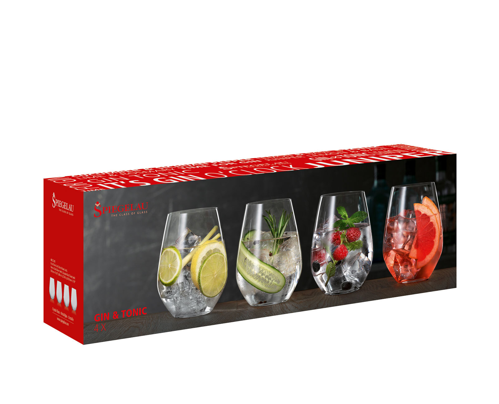 SPIEGELAU Trinkglas GIN & TONIC 4er Set