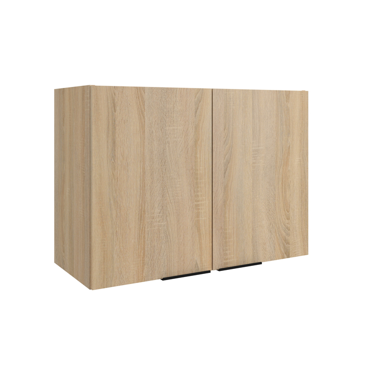 Parisot Küche mit Buffet FUMAY 21 Eiche/Beton-Optik ca. 300 x 186 x 60 cm