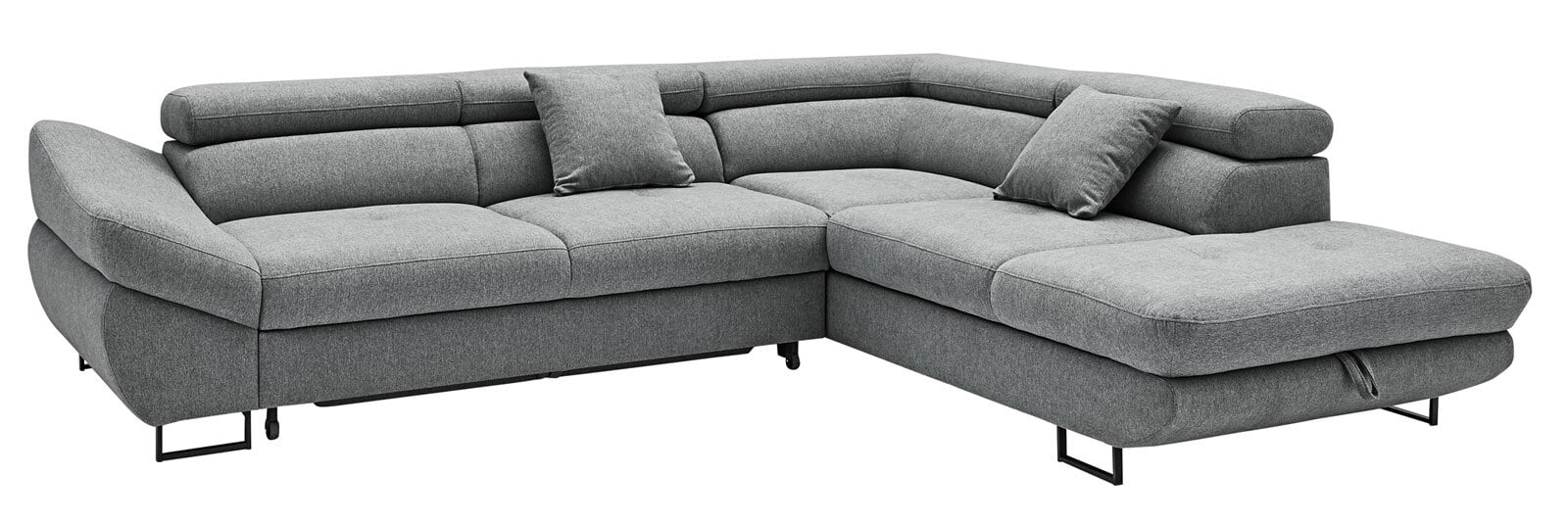 Ecksofa FABIO 280 x 235 cm Primo grau