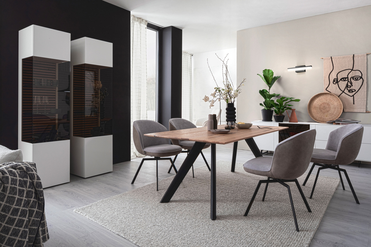 SCHÖNER WOHNEN-Kollektion LED Spiegelleuchte WIDE 30 cm schwarz