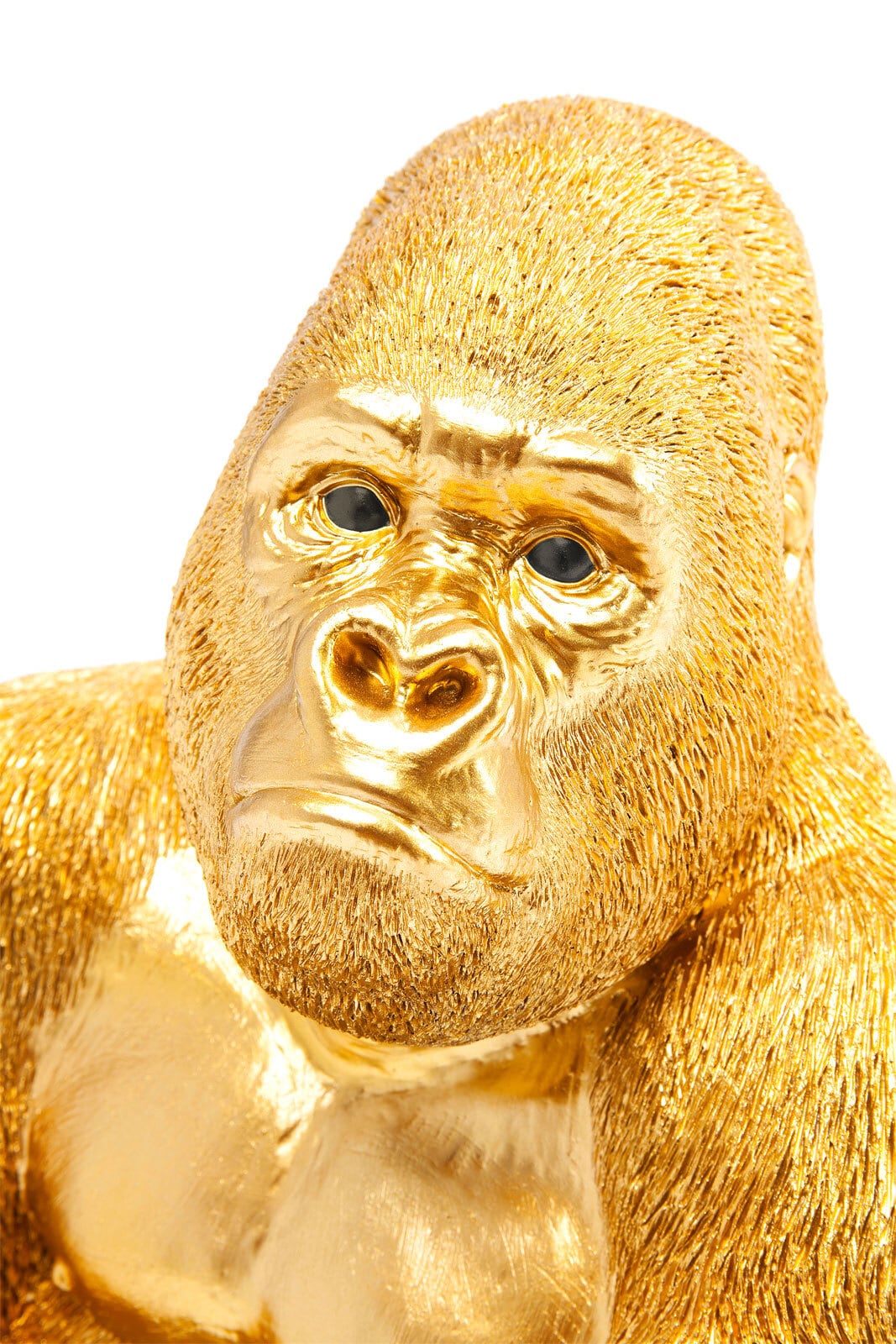 KARE DESIGN Dekofigur MONKEY GORILLA goldfarbig