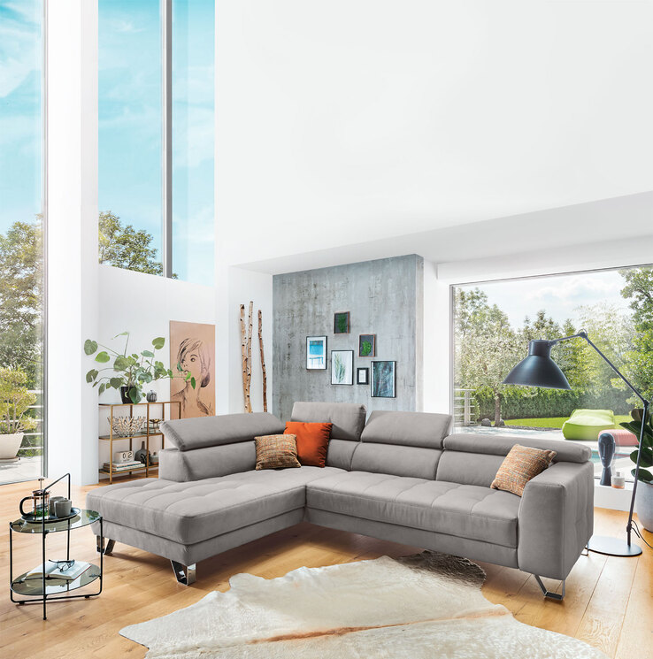 vito Ecksofa REEVE N 220 x 293 cm grey