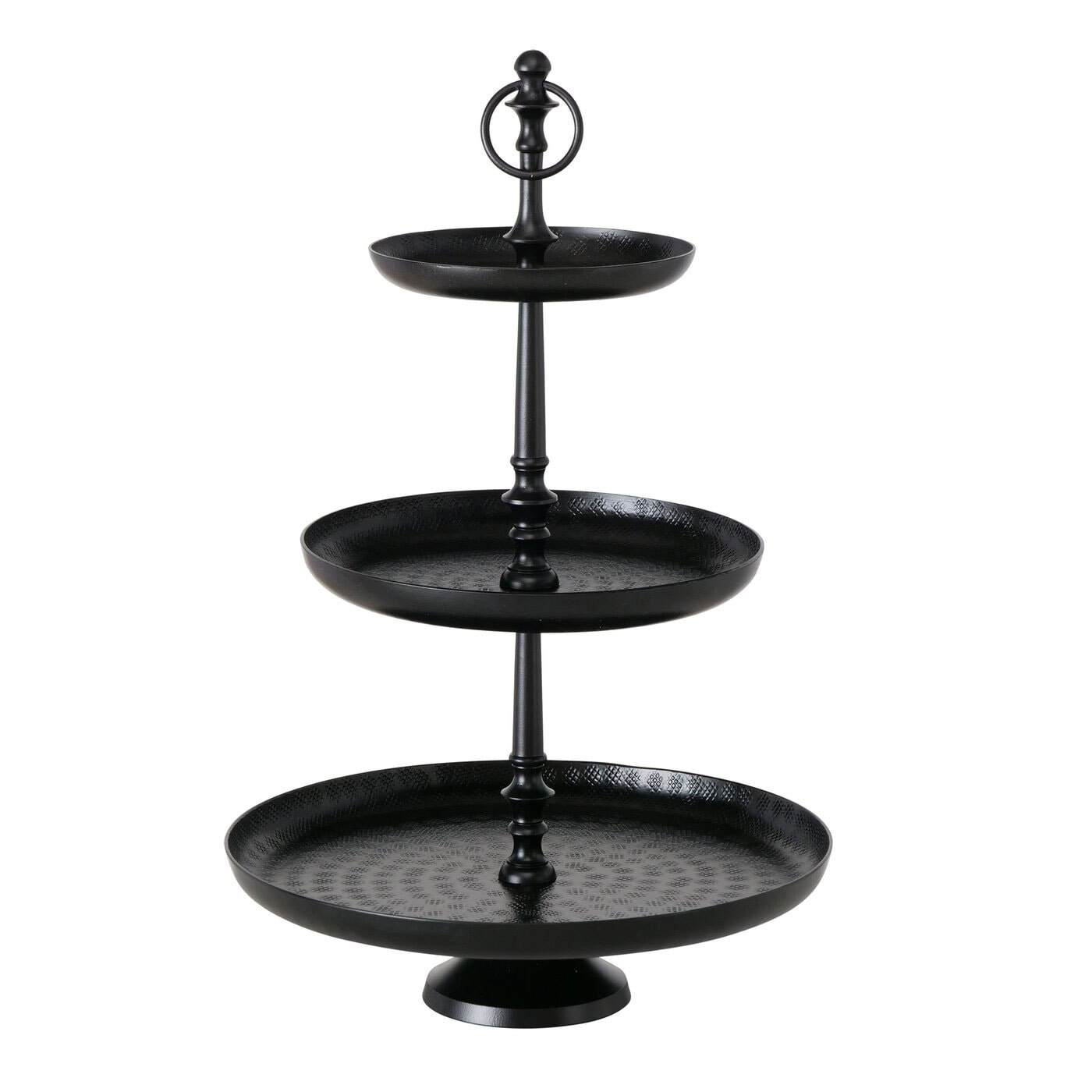 Deko Etagere NOORWIJK 53 cm schwarz