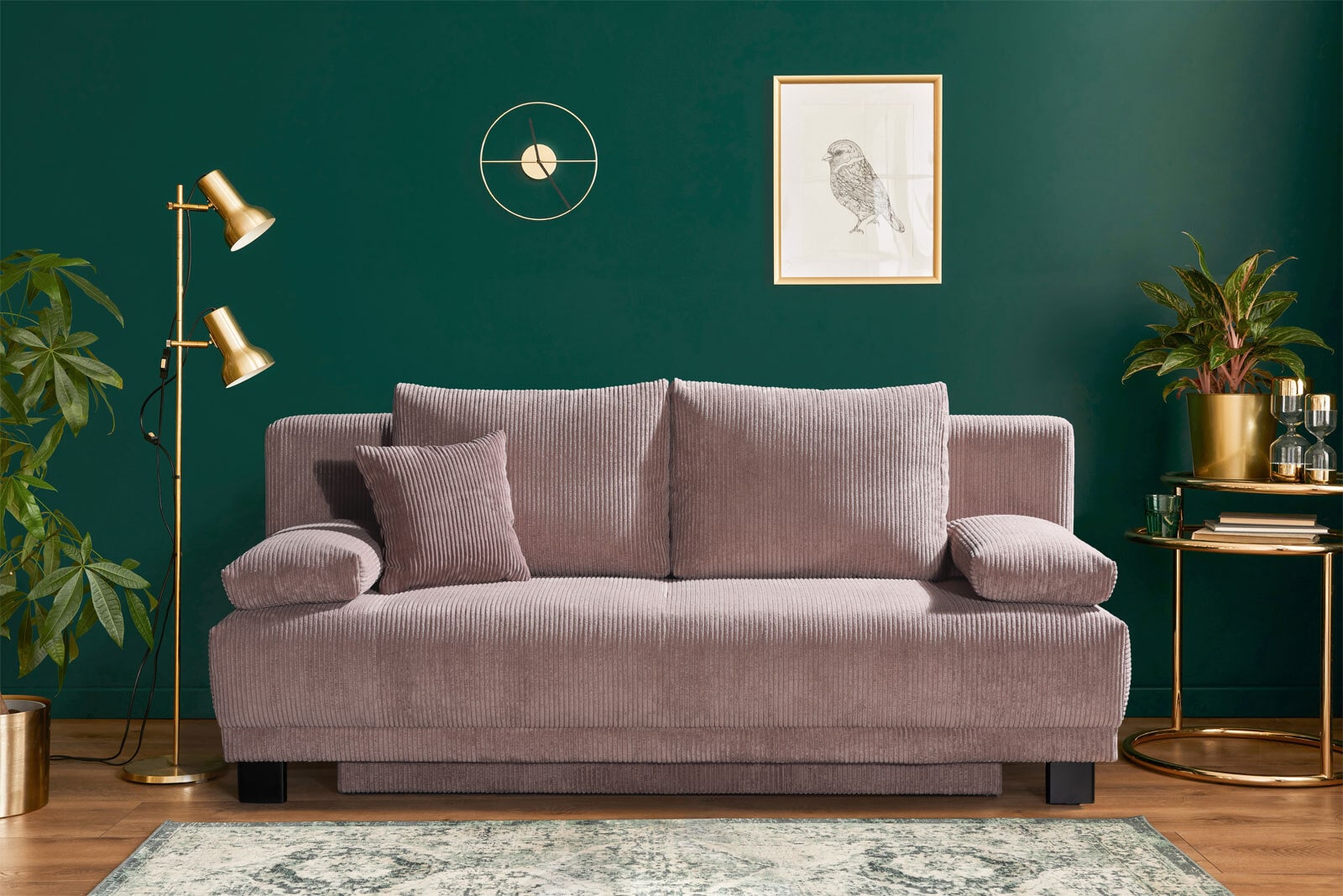 Schlafsofa JUNA rosa