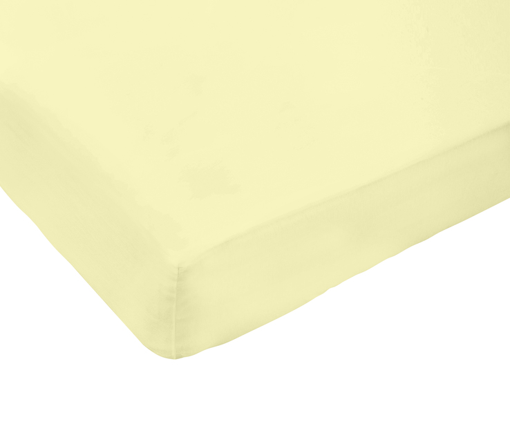 DORMISETE Jersey-Spannbettlaken 180-200 x 200 cm vanille