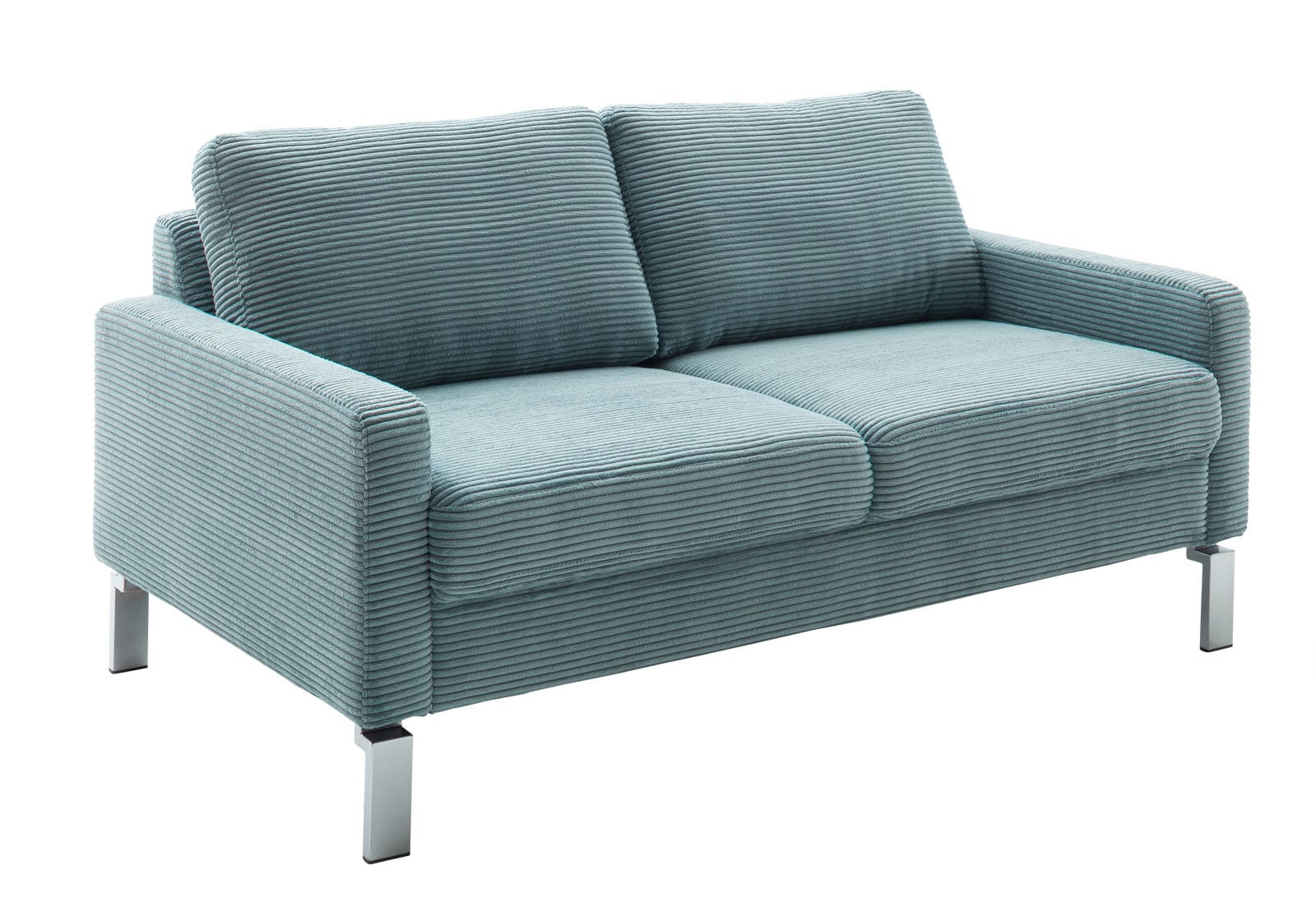 Sofa MOSAIK 2-sitzig blau/ grau