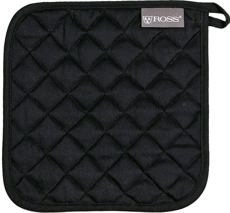 ROSS Topflappen 24 x 24 cm schwarz
