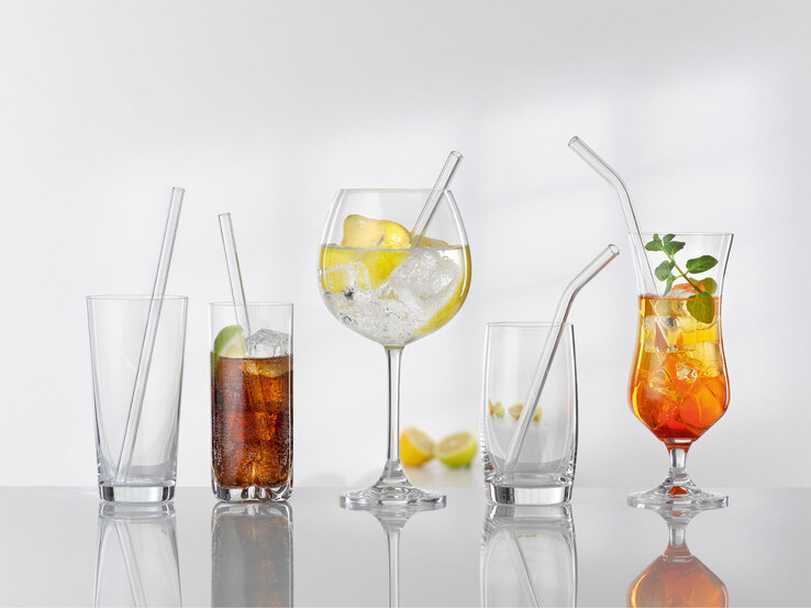 SIMAX exclusive Glastrinkhalm EXKLUSIV gerade 7-teilig 15 cm