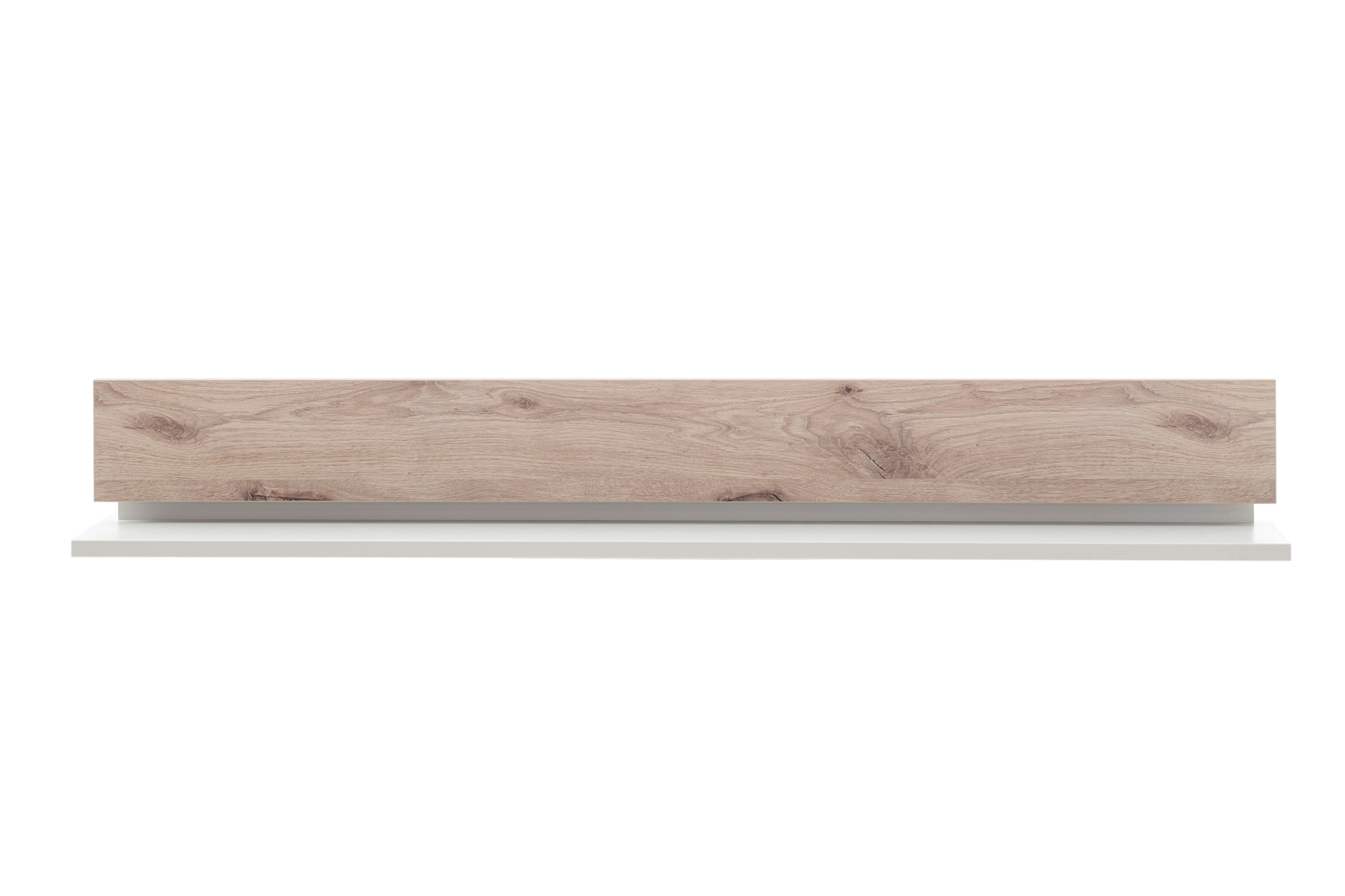CASAVANTI Wandboard AMANTEA 150x21 cm Weiß / Viking Oak