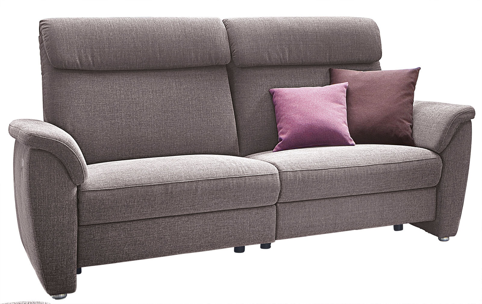 vito Sofa 2-Sitzer VOLLEY 168 x 97 cm Stoffbezug stonegrau