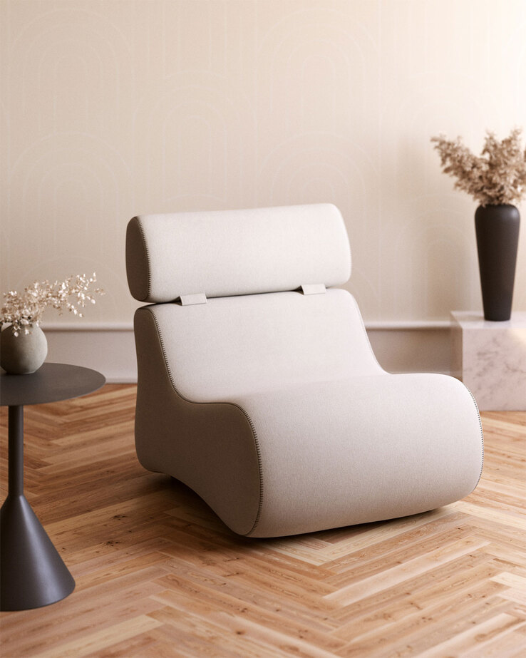 Kave Home Relaxsessel CLUB beige