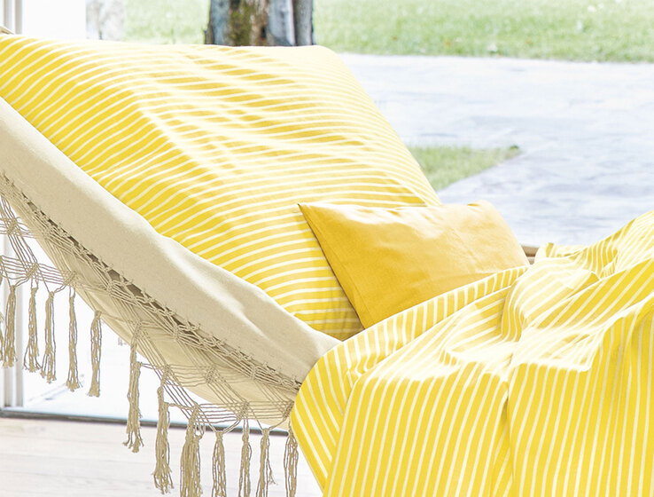 irisette Renforcé-Laken COOL-SET 150 x 220 cm gelb