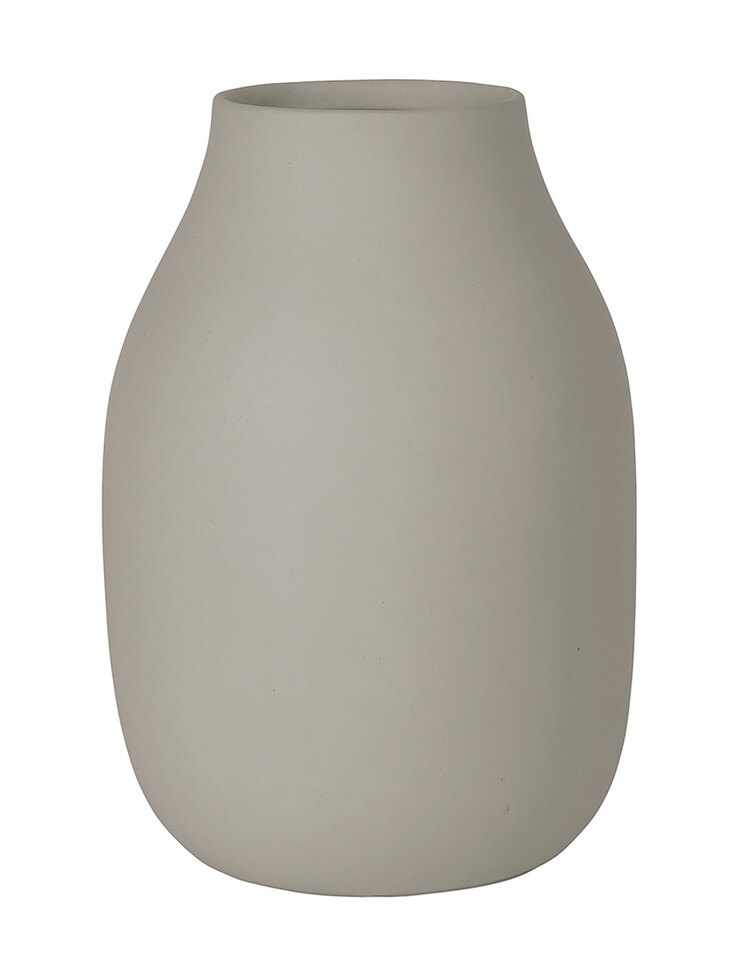 blomus Vase COLORA 15 cm hellgrau