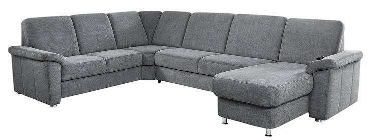 SYSTEMPOLSTER Wohnlandschaft GENK-C SF denimgrau