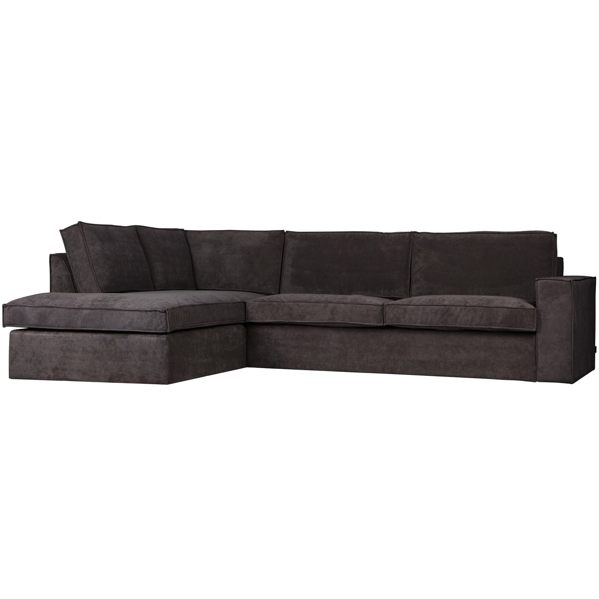 Ecksofa THOMAS III 197 x 283 cm dunkelgrau