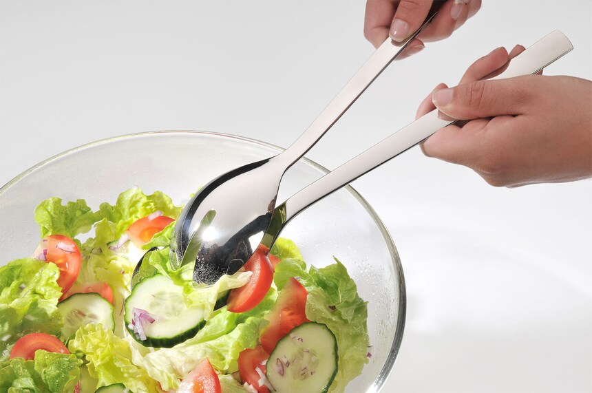 WMF Salatbesteck NUOVA NEU 2-teilig 30 cm silberfarbig