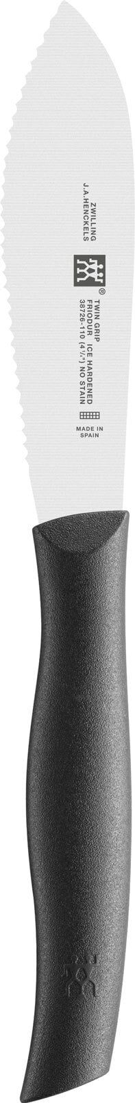 ZWILLING Brötchenmesser TWIN GRIP 21,9 cm Edelstahl schwarz