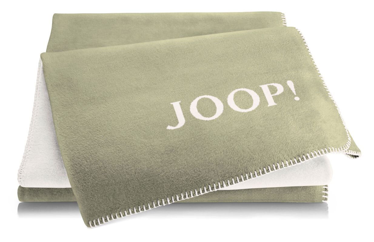 JOOP! Wohndecke UNI DOUBLEFACE 150 x 200 cm beige/grün