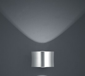 BANKAMP LED Wandlampe IMPULSE nickelfarbig