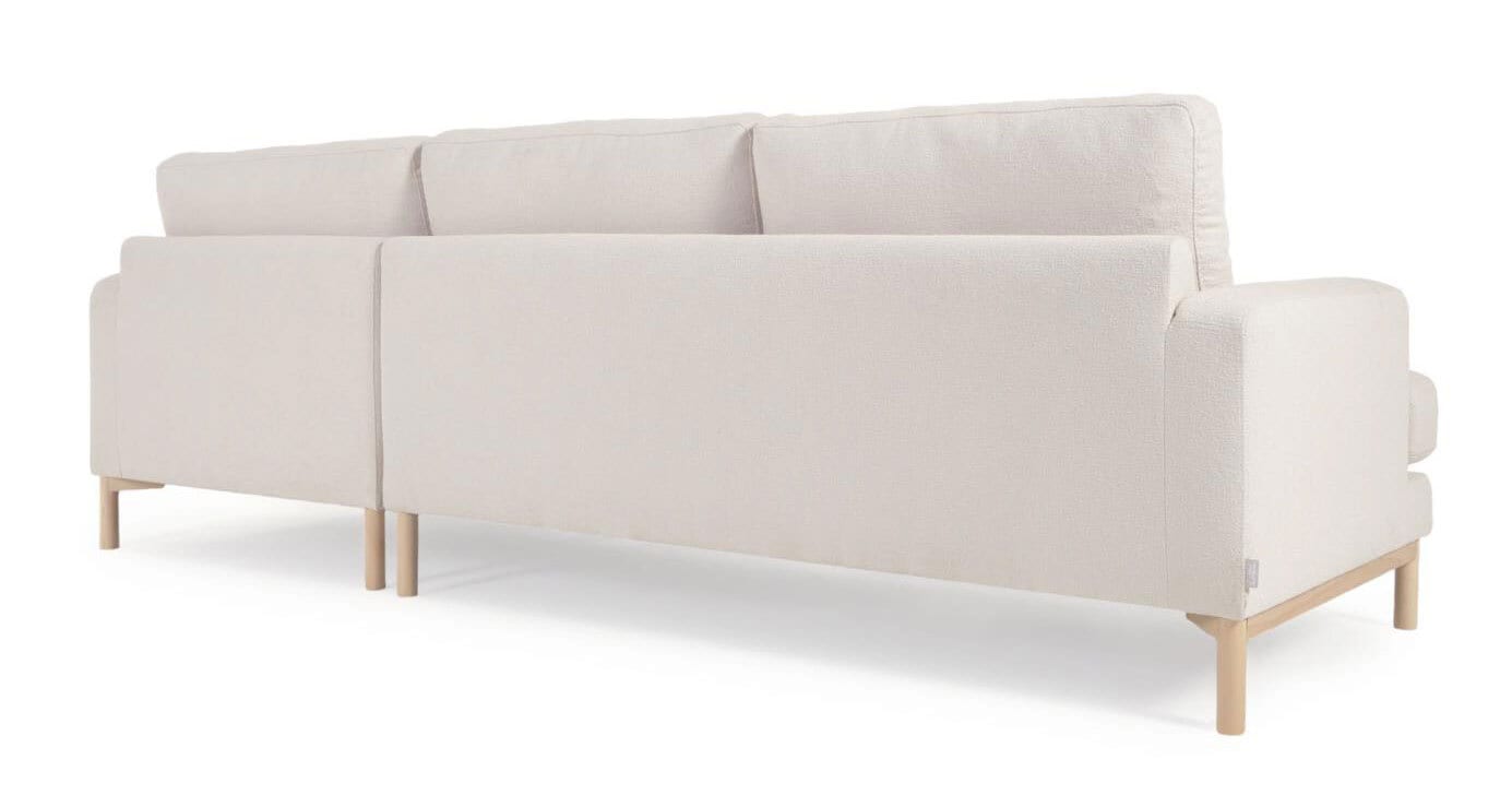 Kave Home Ecksofa MIHAELA 264 x 154 cm weiß