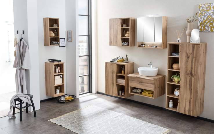 Bad-Spiegelschrank ANTWERPEN braun 60cm