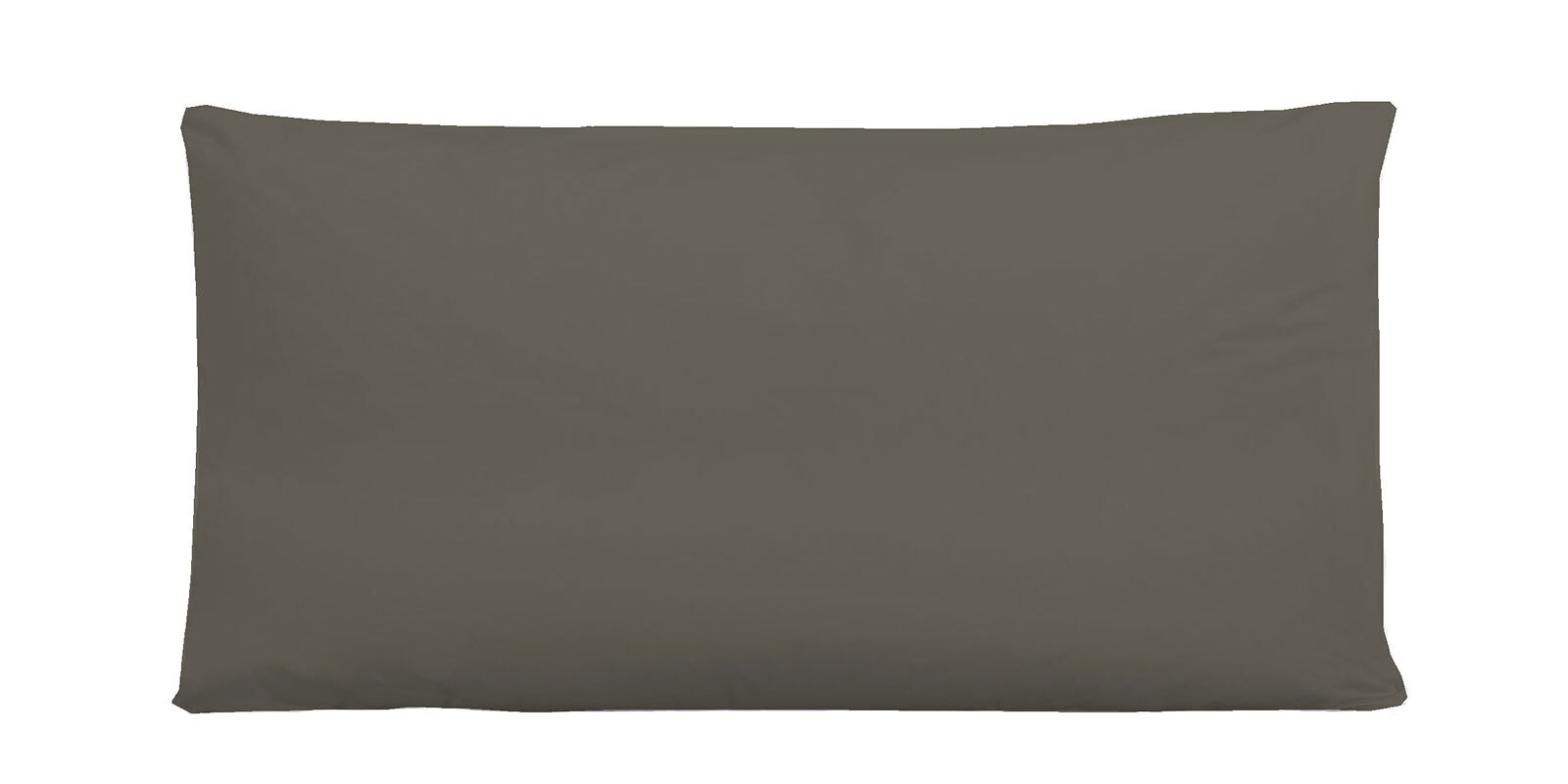 PRONIGHT Uni-Satin-Kissenbezug 40 x 80 cm in Taupe