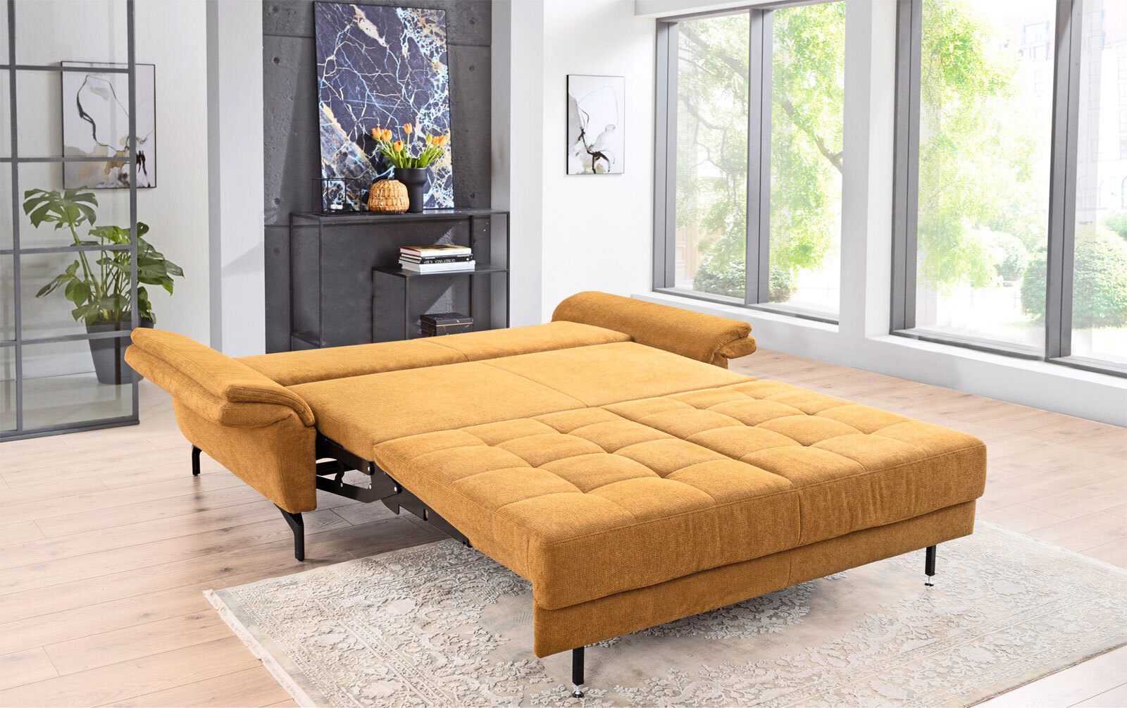 Sofa 3-Sitzer BRONX gelb