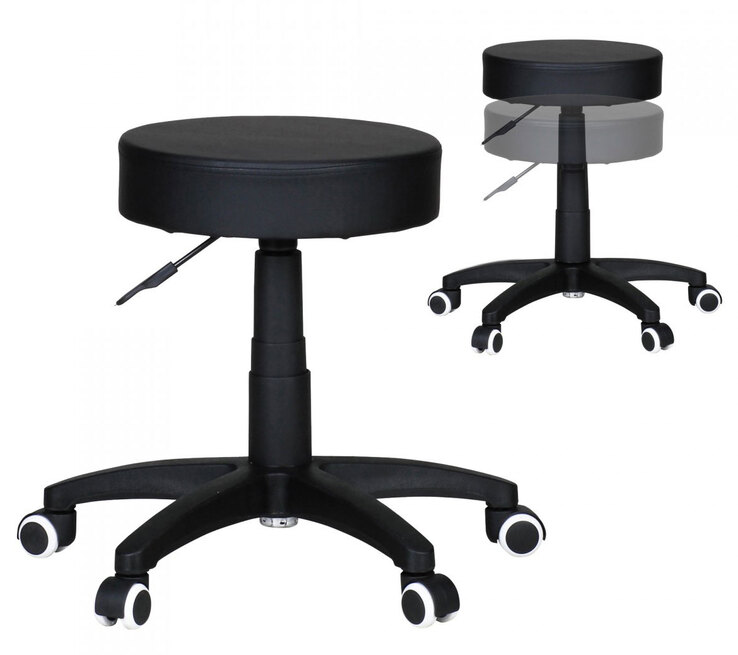 Drehhocker 50 cm schwarz