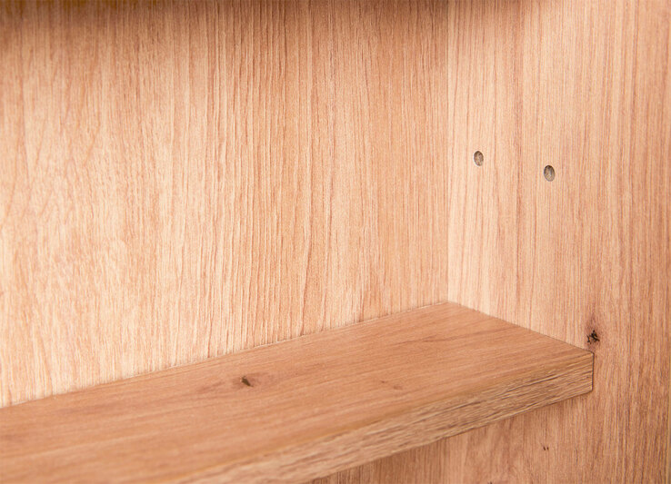 Sammlervitrine MATS 80x60x9,5 cm Artisan-Eiche Dekor