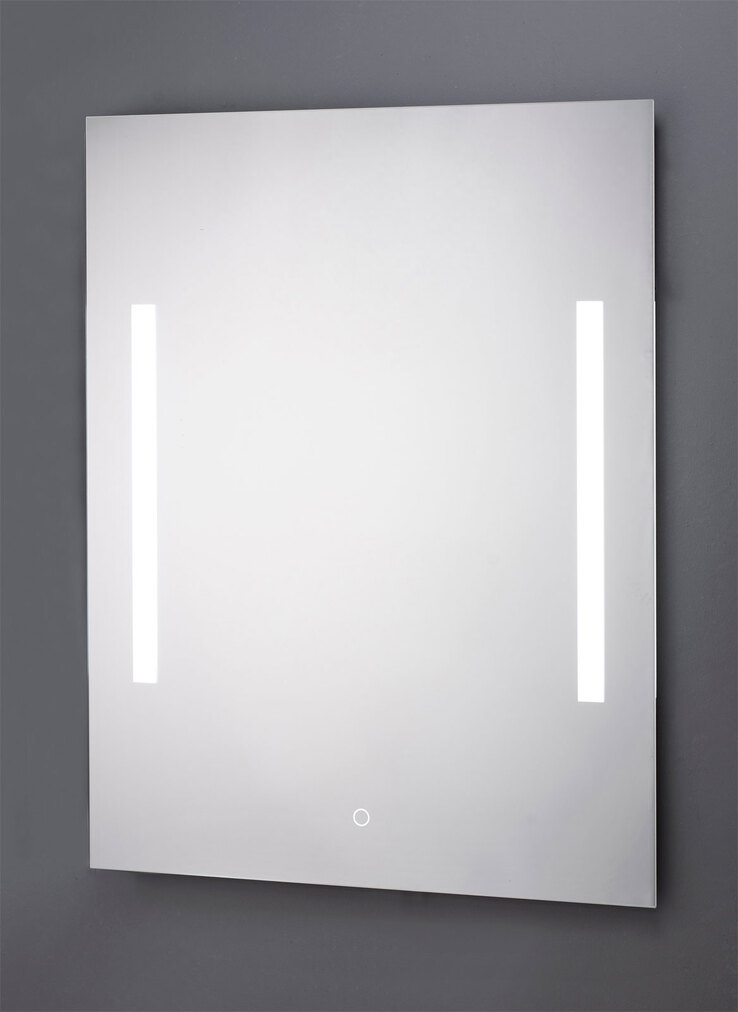 CASAVANTI Badspiegel beleuchtet mit LED 60 x 80 x 2,5 cm Spiegelglas