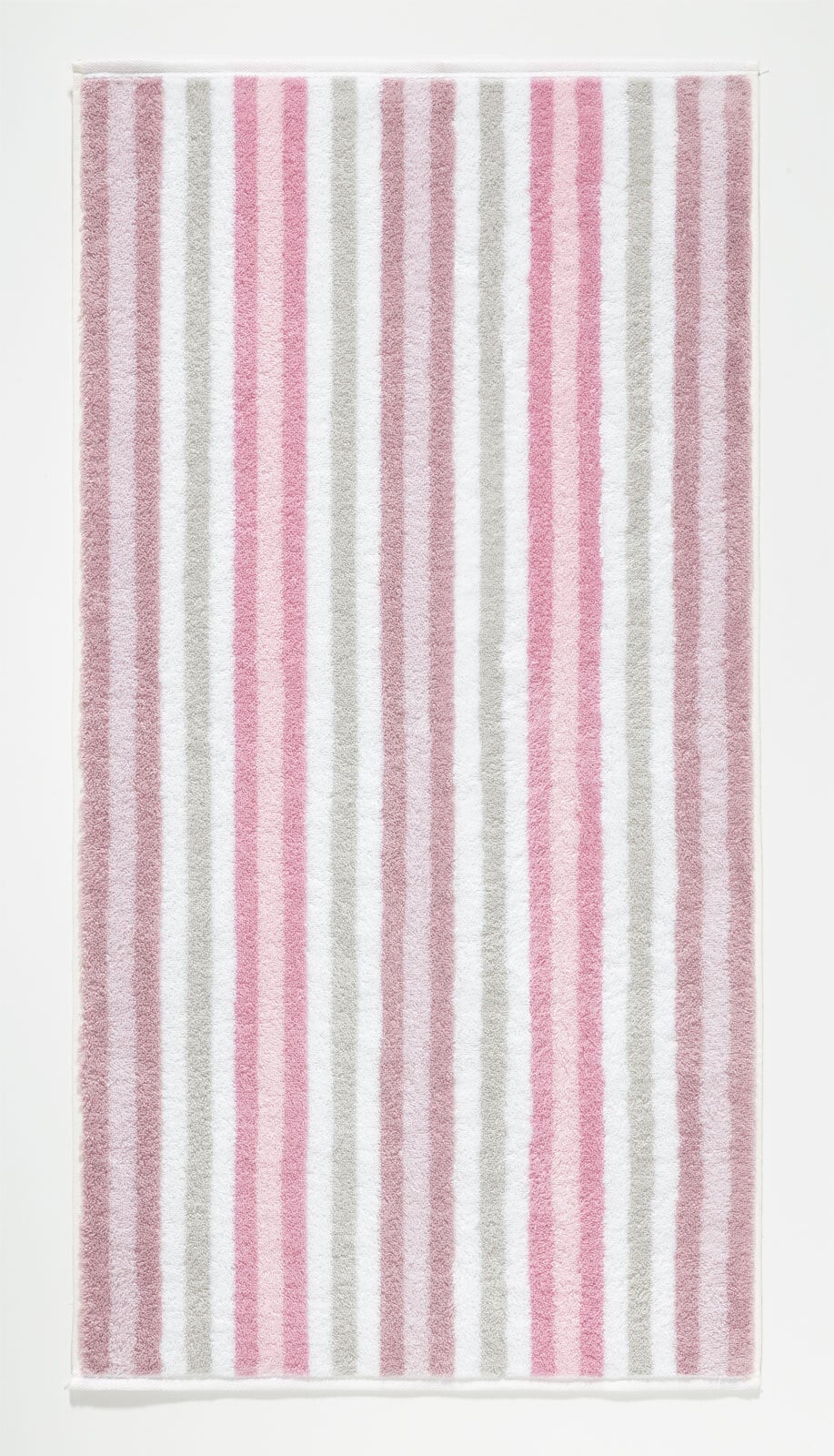 Cawö Handtuch Streifen 50 x 100 cm rosa