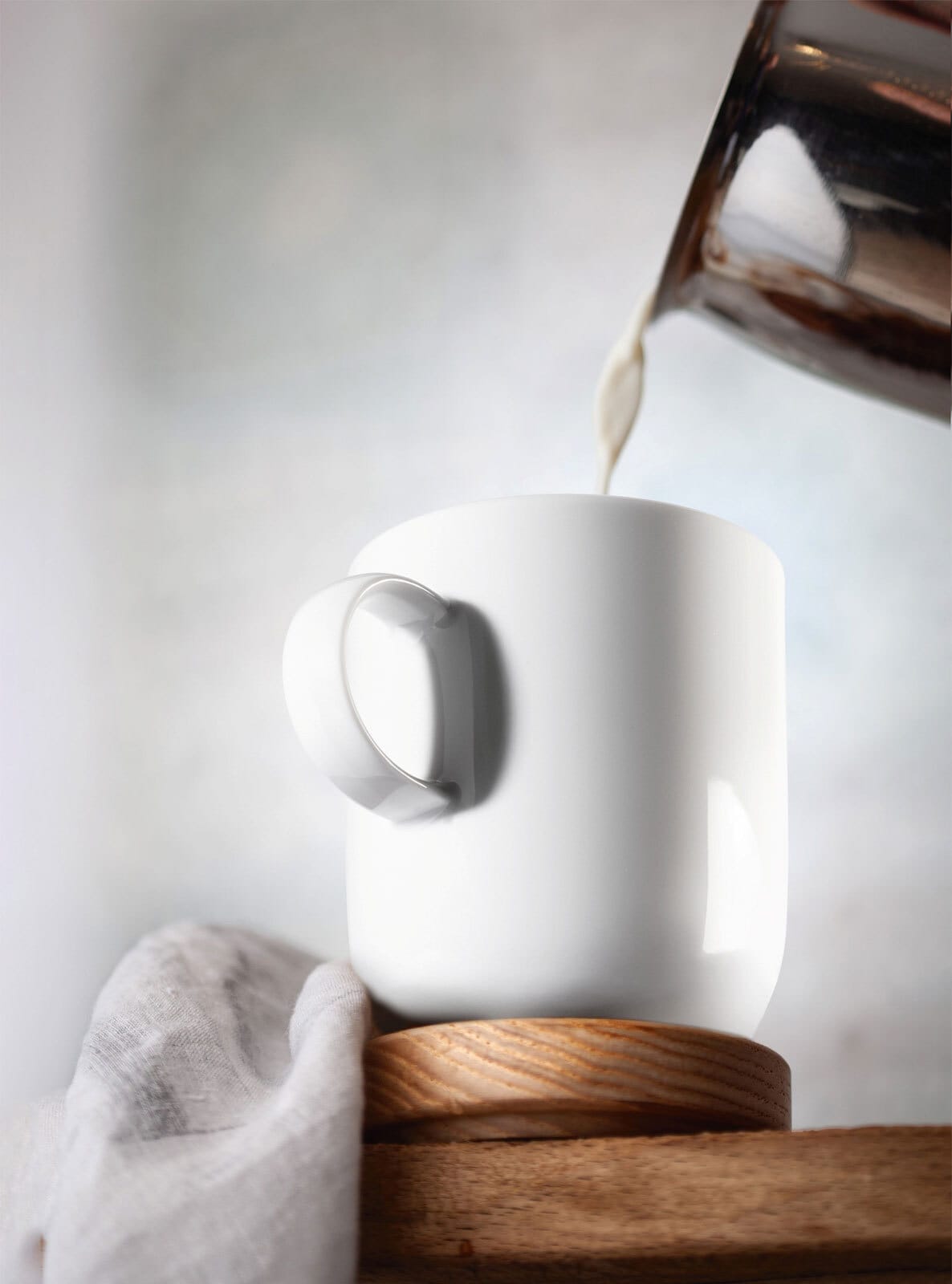 Seltmann Weiden Kaffeebecher LIDO WEIß 6er Set - je 270 ml