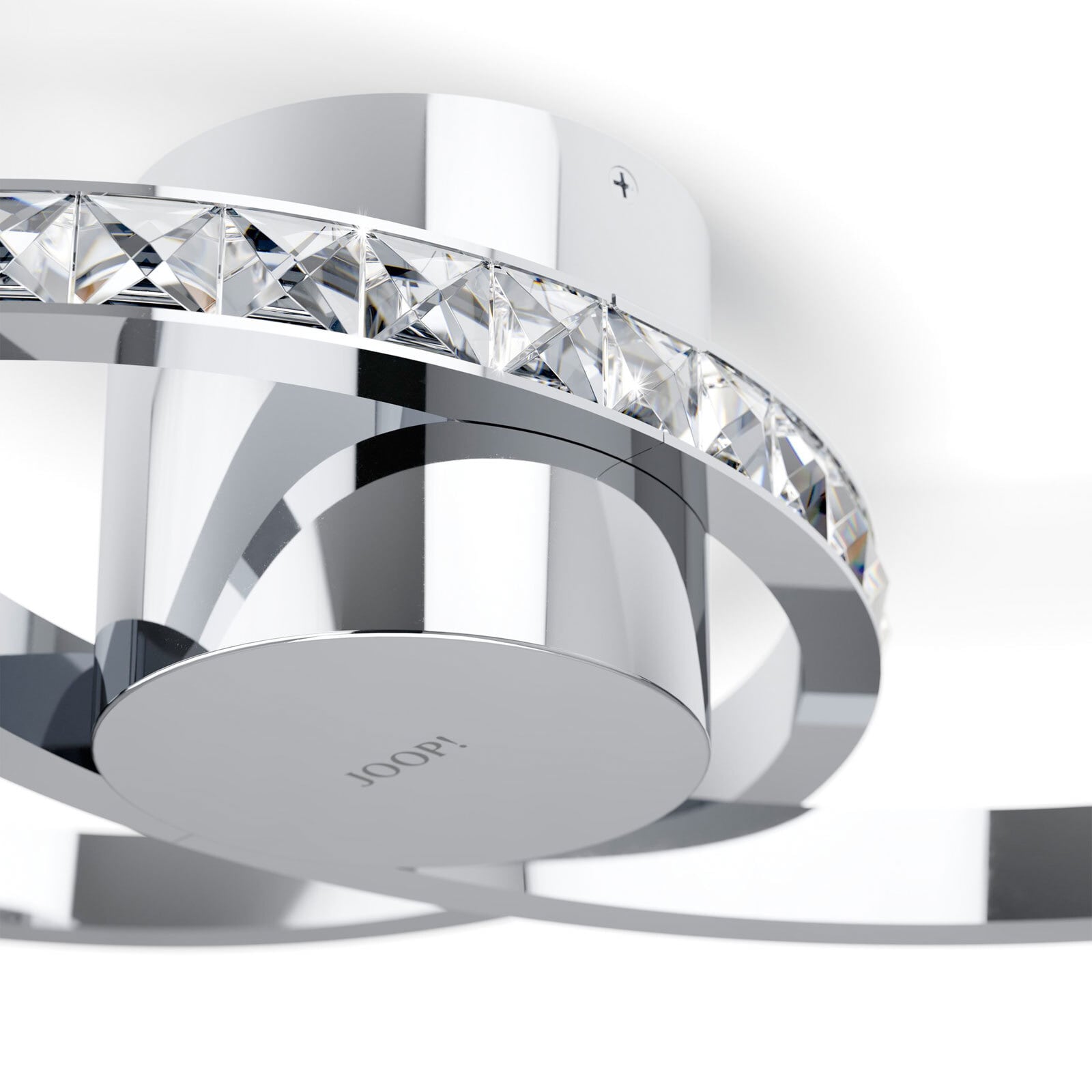 JOOP! LED Deckenlampe JEWEL LIGHTS LINE 59,5 x 41,5 cm chromfarbig