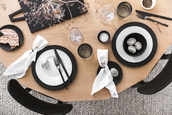 Villeroy & Boch Besteck-Set MANUFACTURE ROCK 16-teilig schwarz