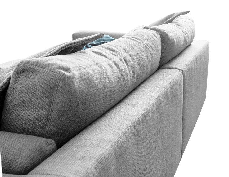 Ole Gunderson Bigsofa LASSE hellgrau