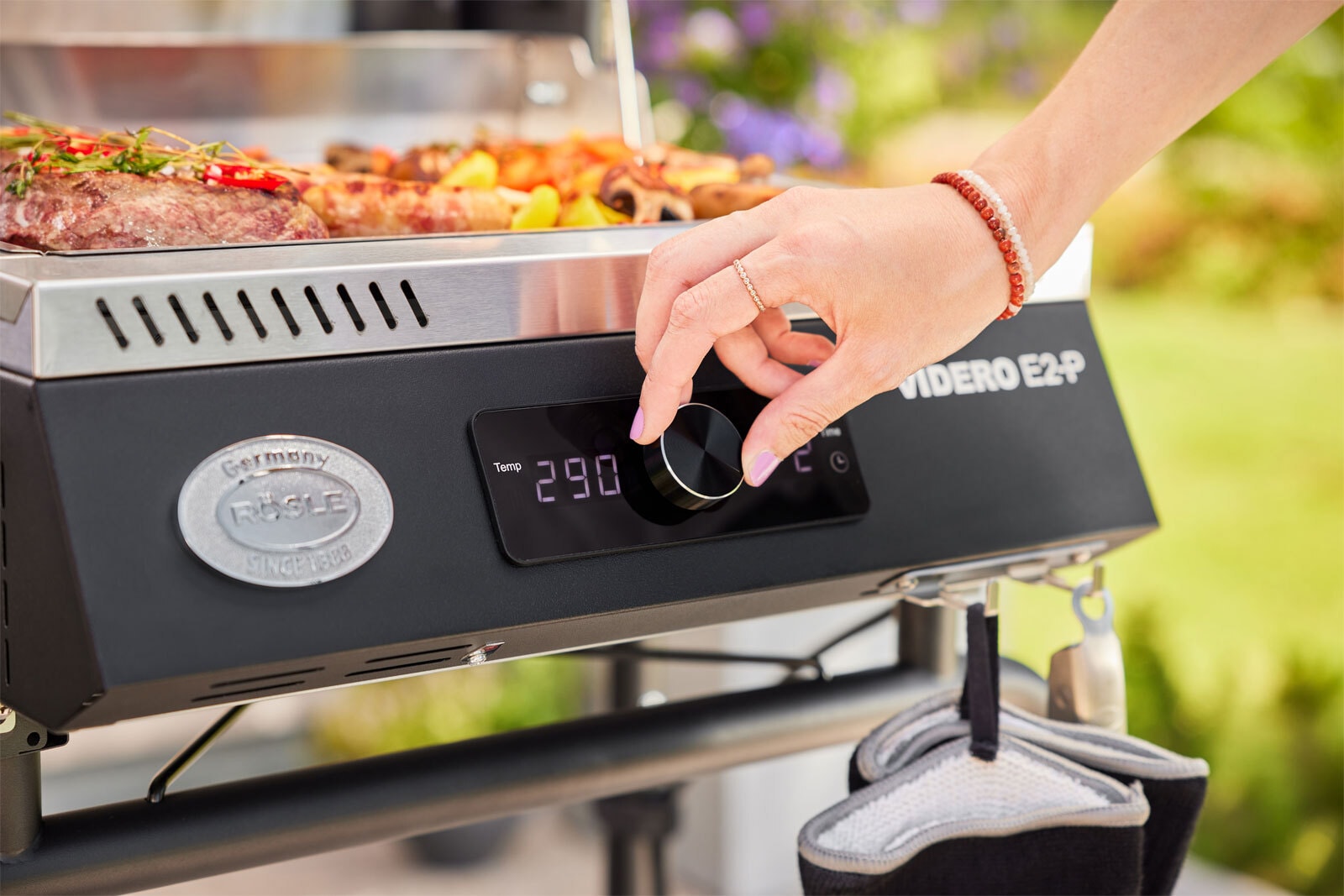 RÖSLE Elektrogrill VIDERO E2-P25582 schwarz