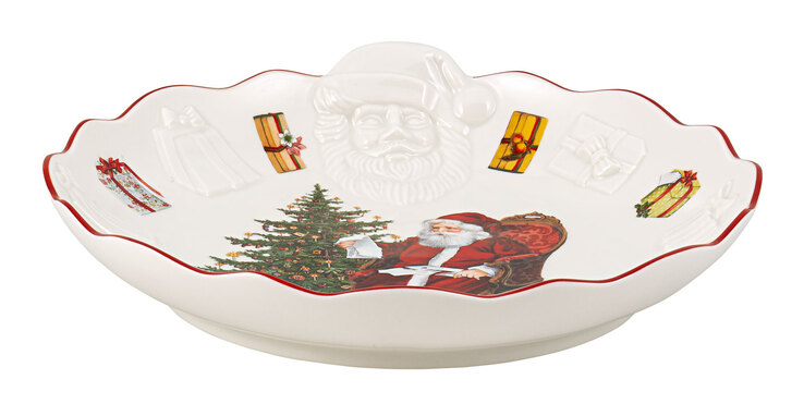 Villeroy & Boch Weihnachtsdeko Schale mit Relief TOY´s FANTASY Santa