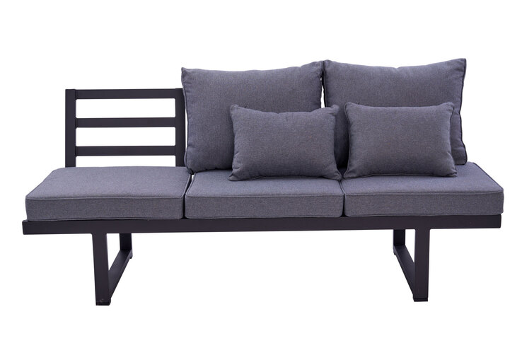 Garden FLAIR Gartensofa LINA anthrazit /grau