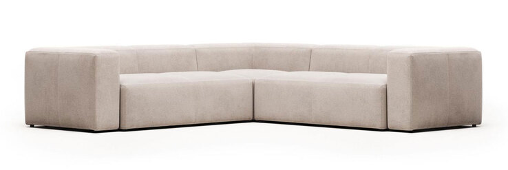 Kave Home Ecksofa BLOK 4-Sitzer 290 x 290 cm beige