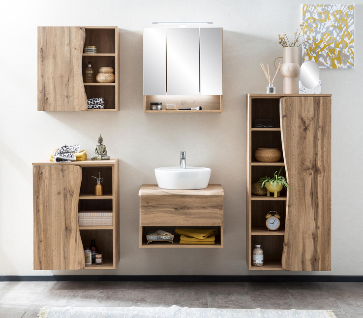 Bad-Spiegelschrank ANTWERPEN braun 60cm