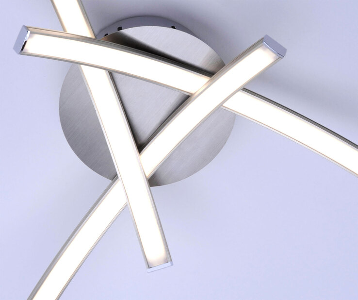 JUST LIGHT LED Deckenlampe VALERIE 40 cm stahlfarbig