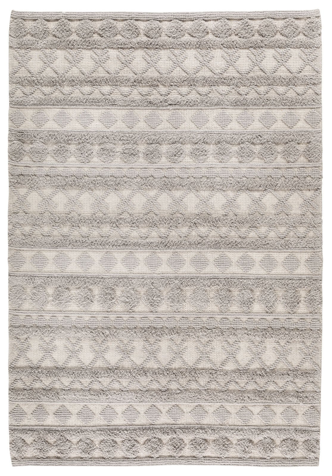 Teppich Kelim STOCKHOLM Boho Stil 130 x 190 cm grau/blau